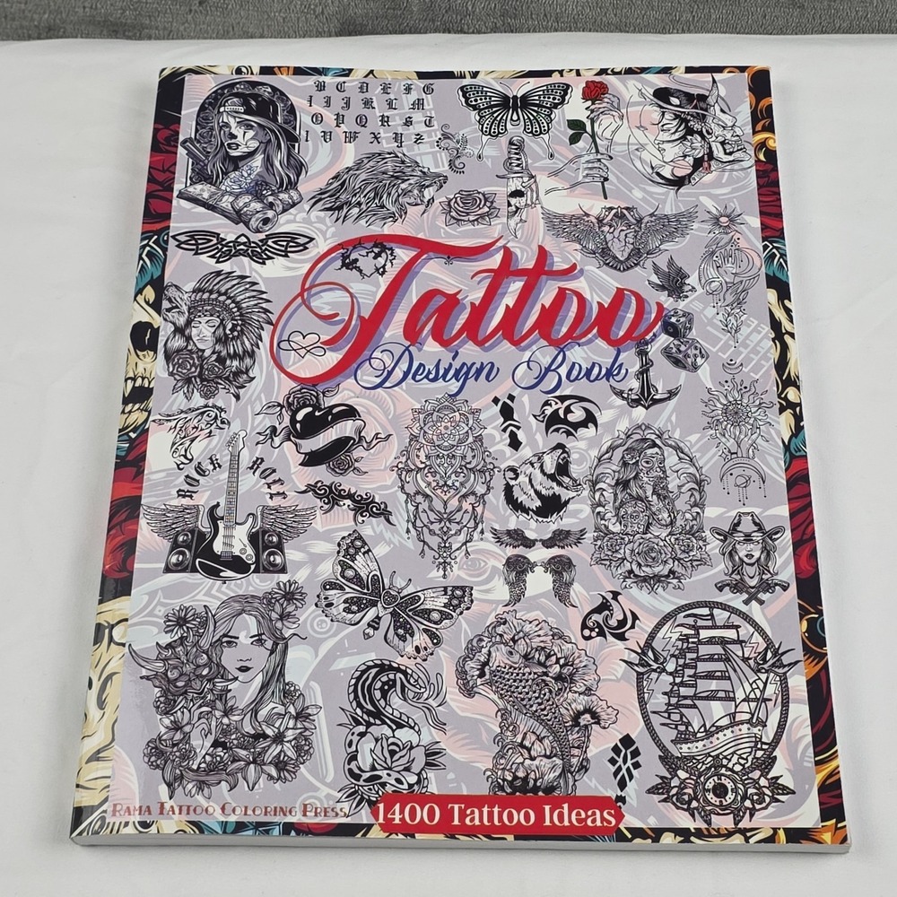 Tattoo Design Book: Over 1400 Tattoo Designs for Real Tatt... by Rama, J. Fabian